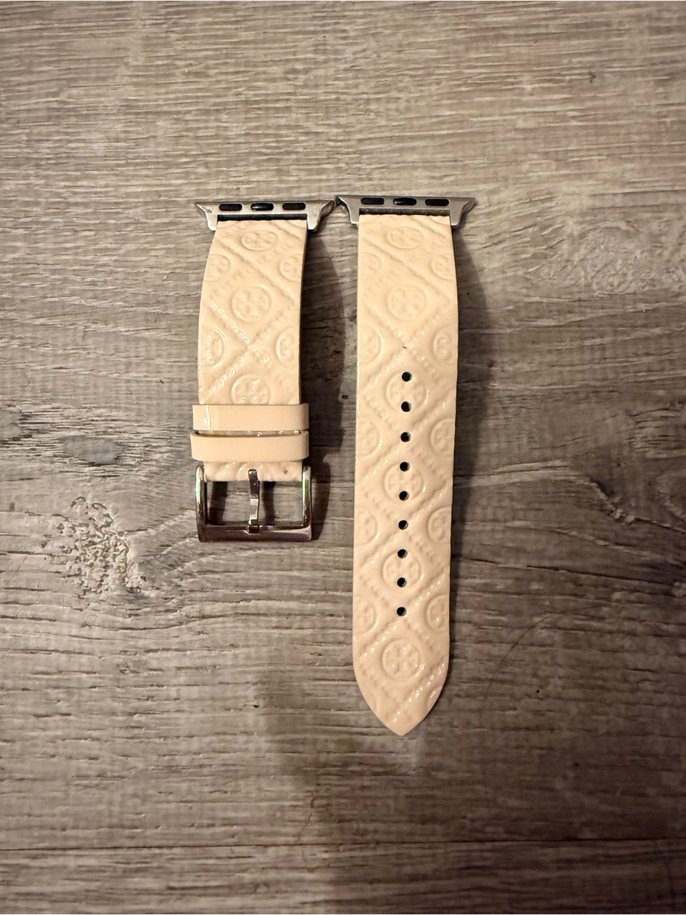 Tory Burch McGraw Apple Watch Band - Cream